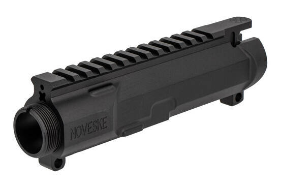 The Noveske Rifleworks N4 Gen 3 AR-15 Stripped upper receiver features M4 feed ramps